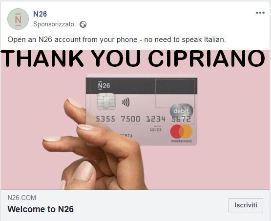 With Italian Address